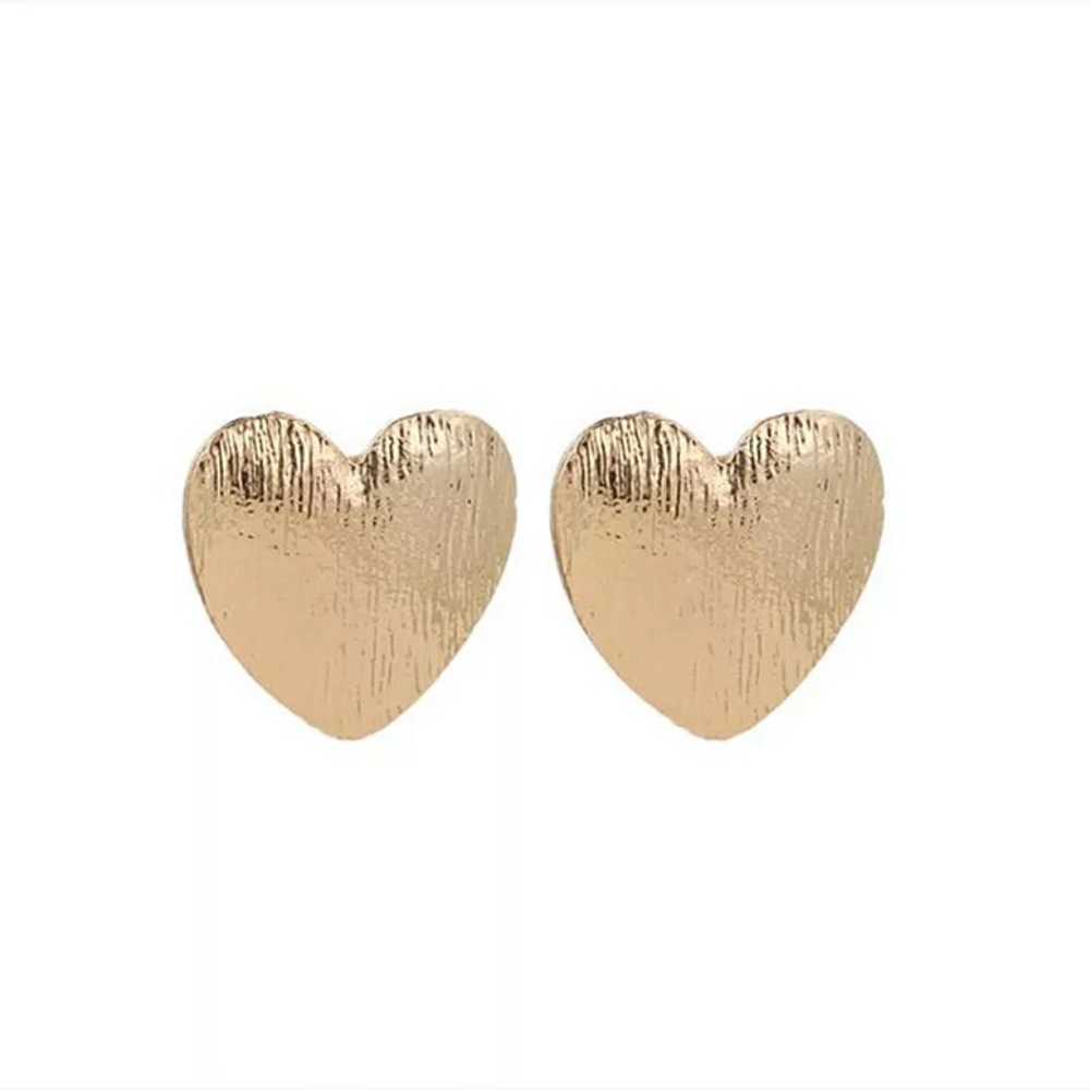 golden heart | earrings